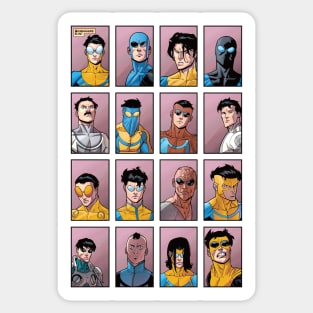 invincible variant Sticker